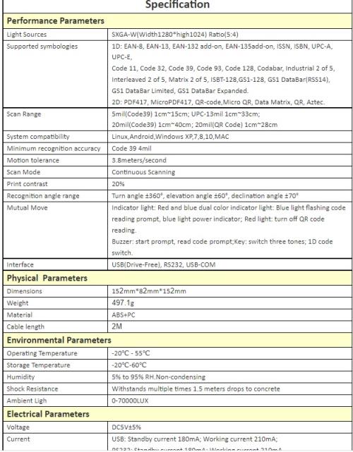 En ucuz TAZGA Masa Tipi Barkod Okuyucu fiyatı